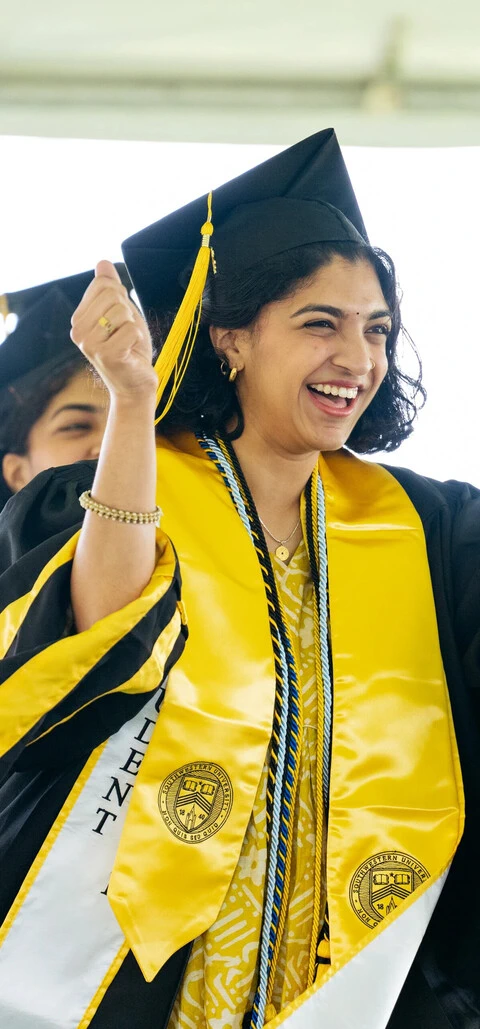 Graduates celebrating